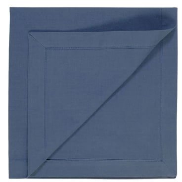 Linum ROBERT Serviette 4er-Set – 100% Baumwolle, dicht gewebt, deep sea blue (C42) deep sea blue C42 - Bild-Darstellung des Produktes 1