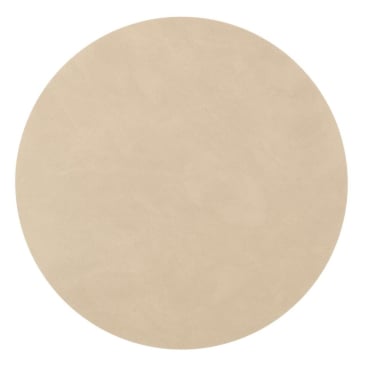 Lind DNA Circle Nupo Tischset, sand – 80% recyceltes Leder, 20% Naturkautschuk sand - Bild-Darstellung des Produktes 1