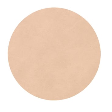 Lind DNA Circle Nupo Glasuntersetzer Ø 10 cm, recyceltes Leder & Naturkautschuk, natural/beige Ø 10 cm - Bild-Darstellung des Produktes 1