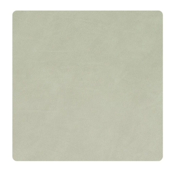 Lind DNA Square Nupo Glasuntersetzer – recyceltes Leder & Naturkautschuk, grün 10x10 cm - Bild-Darstellung des Produktes 1