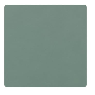 Lind DNA Square Nupo Glasuntersetzer, Pastel Green – recyceltes Leder & Naturkautschuk, wendbar pastel green - Bild-Darstellung des Produktes 1