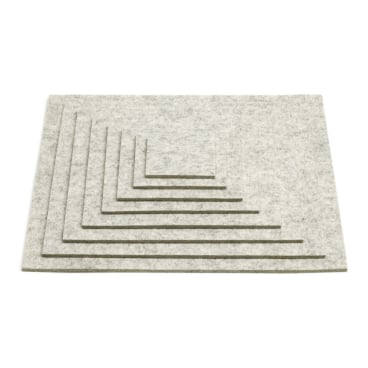 HEY-SIGN Untersetzer quadratisch 10 x 10 cm – Naturfilz, 5 mm, 100% Schurwolle, Made in Germany 10x10 cm - Bild-Darstellung des Produktes 1