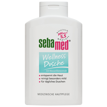 sebamed® Duschgel Wellness Dusche, Wasserlilie 400 ml - Flasche - Bild-Darstellung des Produktes 1