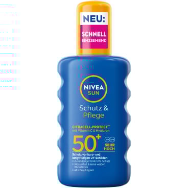 NIVEA SUN Schutz & Pflege Sonnenschutz, LSF 50+ 200 ml - Flasche - Bild-Darstellung des Produktes 1