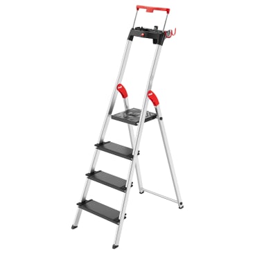 Hailo L100 TopLine Sicherheits-Stehleiter Arbeitshöhe: max. 260 cm, 4 Stufen - Bild-Darstellung des Produktes 1