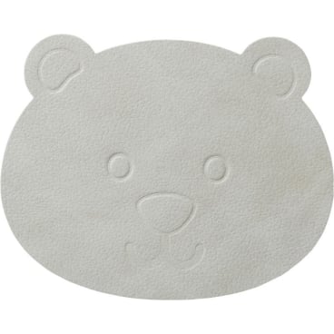 Lind DNA BEAR Nupo KIDS Glasuntersetzer aus recyceltem Leder und Naturkautschuk, kindgerechtes Motiv, wasserabweisend. metallic - Bild-Darstellung des Produktes 1