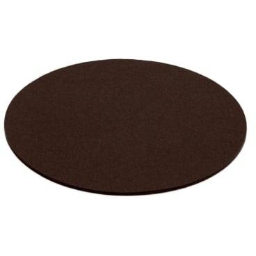 HEY-SIGN Untersetzer rund Ø 20 cm – Naturfilz, 100% Schurwolle, 5 mm, braun. Ø 20 cm - Bild-Darstellung des Produktes 1