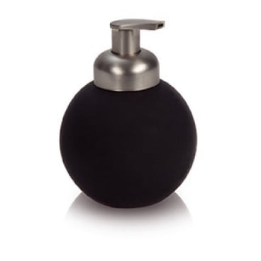 Möve New Orbit Seifenspender – beschichtete Keramik mit Edelstahlpumpe, Graphit (schwarz). graphite - Bild-Darstellung des Produktes 1