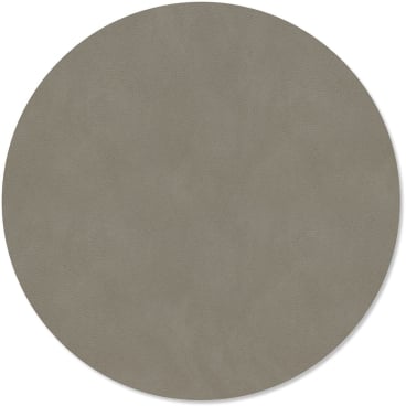 Lind DNA Circle Nupo Tischset – nachhaltiges, wasserabweisendes Tischset aus recyceltem Leder und Naturkautschuk. flint grey - Bild-Darstellung des Produktes 1