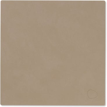 Lind DNA Square Nupo Tischset – nachhaltiges, schmutz- und wasserabweisendes Platzset aus recyceltem Leder und Naturkautschuk. 28x28 cm - Bild-Darstellung des Produktes 1