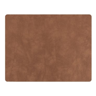 Lind DNA Square Nupo Tischset – nachhaltiges, schmutz- und wasserabweisendes Platzset aus recyceltem Leder und Naturkautschuk. nature - Bild-Darstellung des Produktes 1