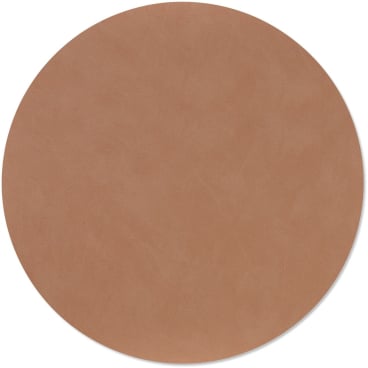 Lind DNA Circle Nupo Tischset – nachhaltiges, wasserabweisendes Tischset aus recyceltem Leder und Naturkautschuk. old rose - Bild-Darstellung des Produktes 1