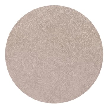 Lind DNA Circle Hippo Tischset – recyceltes Leder & Naturkautschuk, extrem stabil und wasserabweisend. warm grey - Bild-Darstellung des Produktes 1