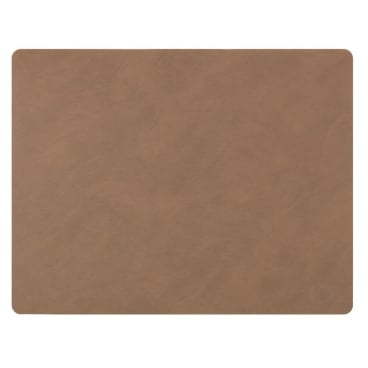 Lind DNA Square Nupo Tischset – nachhaltiges, schmutz- und wasserabweisendes Platzset aus recyceltem Leder und Naturkautschuk. 35x45 cm - Bild-Darstellung des Produktes 1