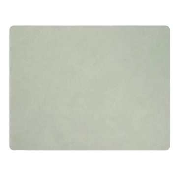 Lind DNA Square Nupo Tischset – nachhaltiges, schmutz- und wasserabweisendes Platzset aus recyceltem Leder und Naturkautschuk. olive green - Bild-Darstellung des Produktes 1