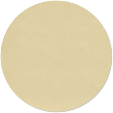 Lind DNA Circle Nupo Tischset – nachhaltiges, wasserabweisendes Tischset aus recyceltem Leder und Naturkautschuk. lemon sorbet - Bild-Darstellung des Produktes 1