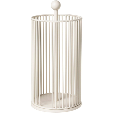 Broste Copenhagen Edda Küchenrollenhalter, pulverbeschichtetes Eisen, grau. rainy day grey - Bild-Darstellung des Produktes 1