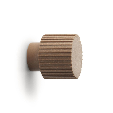 Normann Copenhagen Chip Garderoben-Wandhaken S – Holz und Kunststoff, einfach zu montieren, industrieller Look. Länge 5 cm - Ø 4,6 cm - Bild-Darstellung des Produktes 1