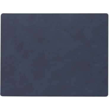 Lind DNA Square Nupo Tischset – nachhaltiges, schmutz- und wasserabweisendes Platzset aus recyceltem Leder und Naturkautschuk. black - Bild-Darstellung des Produktes 1