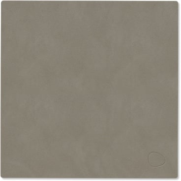 Lind DNA Square Nupo Tischset – nachhaltiges, schmutz- und wasserabweisendes Platzset aus recyceltem Leder und Naturkautschuk. 28x28 cm - Bild-Darstellung des Produktes 1