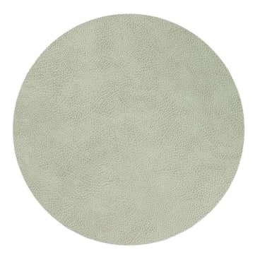 Lind DNA Circle Hippo Tischset – recyceltes Leder & Naturkautschuk, extrem stabil und wasserabweisend. Ø 24 cm - Bild-Darstellung des Produktes 1