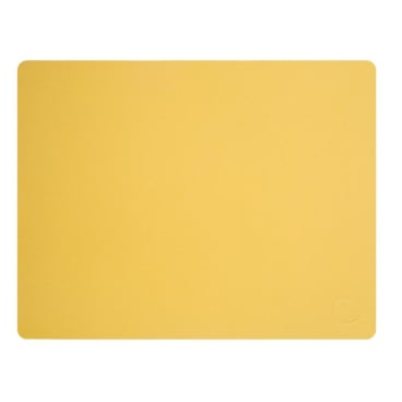 Lind DNA Square Nupo Tischset – nachhaltiges, schmutz- und wasserabweisendes Platzset aus recyceltem Leder und Naturkautschuk. yellow - Bild-Darstellung des Produktes 1