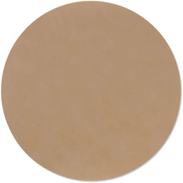 Lind DNA Circle Nupo Tischset – nachhaltiges, wasserabweisendes Tischset aus recyceltem Leder und Naturkautschuk. nougat - Bild-Darstellung des Produktes 1