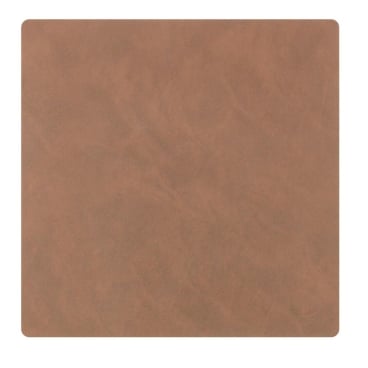 Lind DNA Square Nupo Tischset – nachhaltiges, schmutz- und wasserabweisendes Platzset aus recyceltem Leder und Naturkautschuk. 28x28 cm - Bild-Darstellung des Produktes 1
