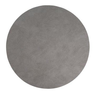 Lind DNA Circle Hippo Tischset – recyceltes Leder & Naturkautschuk, extrem stabil und wasserabweisend. Ø 30 cm - Bild-Darstellung des Produktes 1