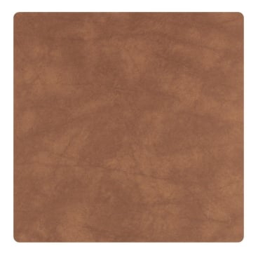 Lind DNA Square Nupo Tischset – nachhaltiges, schmutz- und wasserabweisendes Platzset aus recyceltem Leder und Naturkautschuk. 28x28 cm - Bild-Darstellung des Produktes 1