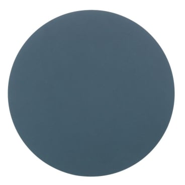 Lind DNA Circle Nupo Tischset – nachhaltiges, wasserabweisendes Tischset aus recyceltem Leder und Naturkautschuk. dark blue - Bild-Darstellung des Produktes 1