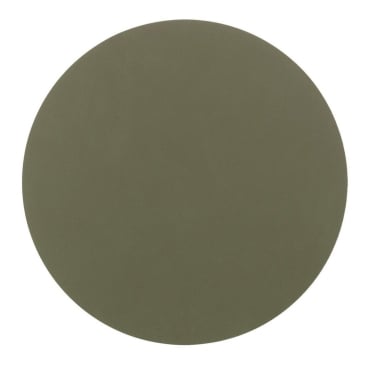 Lind DNA Circle Nupo Tischset – nachhaltiges, wasserabweisendes Tischset aus recyceltem Leder und Naturkautschuk. army green - Bild-Darstellung des Produktes 1