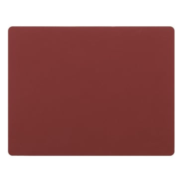Lind DNA Square Nupo Tischset – nachhaltiges, schmutz- und wasserabweisendes Platzset aus recyceltem Leder und Naturkautschuk. red - Bild-Darstellung des Produktes 1