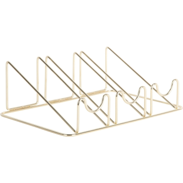 Present Time Wired Weinregal, 3 Flaschen, Metall, Gold. Goldfarben plattiert - Bild-Darstellung des Produktes 1