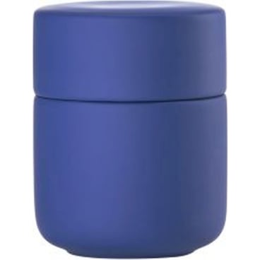 ZONE Denmark Ume Aufbewahrungsbehälter aus Steingut mit Deckel, minimalistisches Design für Badezimmer. 8,3x8,3x10,3 cm - Bild-Darstellung des Produktes 1