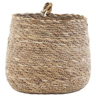 House Doctor Hang Korb aus Seetang, Ø 18 cm × H 16 cm, natur. Höhe 16 cm - Ø 18 cm - Bild-Darstellung des Produktes 1