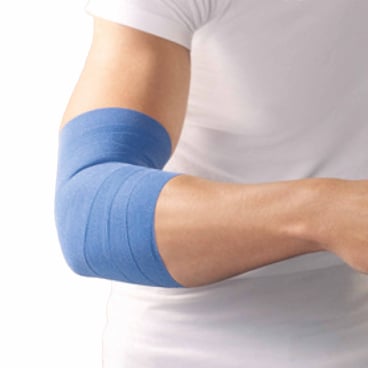 Haftelast® Fixierbinde, latexfrei, blau 1 Stück, einzeln in Faltschachtel, Maße: 8 cm x 20 m - Bild-Darstellung des Produktes 1