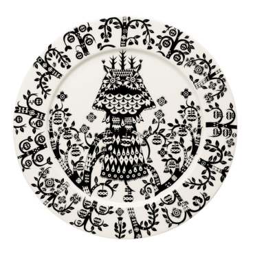 iittala Taika Teller aus Vitroporzellan – spülmaschinenfest, Design Klaus Haapaniemi & Heikki Orvola. Ø 27 cm - Bild-Darstellung des Produktes 1
