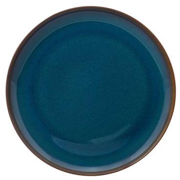 like. by Villeroy & Boch Crafted Speiseteller aus Porzellan, modern, mikrowellensicher und spülmaschinenfest. Denim - Bild-Darstellung des Produktes 1