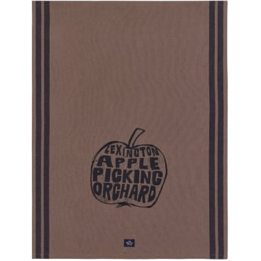 Lexington Küchentuch aus 100% Bio-Baumwolle, Apfel-Design, 50 x 70 cm, braun. 50 x 70 cm, braun - Bild-Darstellung des Produktes 1