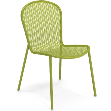 emu RONDA X Stuhl – kompakter Stahlstuhl, wetterfest, komfortabler Sitz und klassisches Design. 1 Stuhl à 83 x 51,5 x 62 cm - Bild-Darstellung des Produktes 1