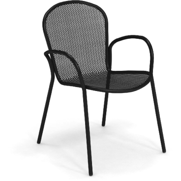emu&#x20;RONDA&#x20;X&#x20;Armlehnstuhl,&#x20;kompakter&#x20;wetterfester&#x20;Stahlstuhl&#x20;im&#x20;klassischen&#x20;Design.&#x20;schwarz&#x20;-&#x20;Bild-Darstellung&#x20;des&#x20;Produktes&#x20;1