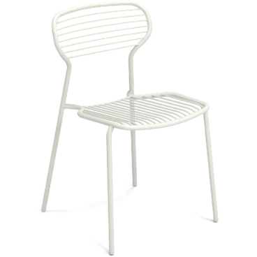 emu APERO Stuhl – pulverbeschichteter Stahl, zeitgenössisches Design von Martin Drechsel, in verschiedenen Farben erhältlich, hergestellt in Italien. weiß - Bild-Darstellung des Produktes 1