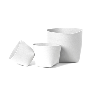 HEY-SIGN SILO Übertopf – Naturfilz (Schurwolle), Öko‑Tex zertifiziert, 3 mm Filzstärke, Made in Germany. wollweiss - Bild-Darstellung des Produktes 1