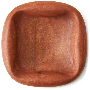 HK living Wooden Schale aus Holz, 35x35x8 cm, braun. 35x35x8 cm - Bild-Darstellung des Produktes 1