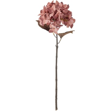 Bloomingville Hortensien-Stiel, künstliche Blume (PE/Polyester) mit Eisenstiel, dekorativer Deko-Zweig für Vase. Ø 20 cm - Höhe 65 cm - Bild-Darstellung des Produktes 1