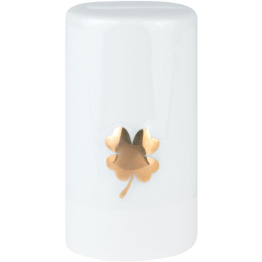 räder GELDSEGEN GLÜCKSKLEE Spardose, Porzellan, Weiß. weiß - Bild-Darstellung des Produktes 1