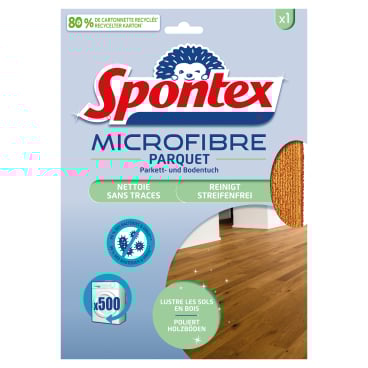 Spontex Microfibre Parkett- und Bodentuch 1 Stück - Bild-Darstellung des Produktes 1