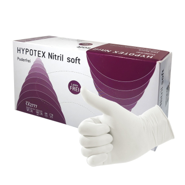 HYPOTEX Nitril  Soft, puderfrei 10 x 100 Stück, Größe: L - Bild-Darstellung des Produktes 1