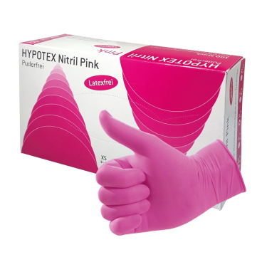 HYPOTEX Nitril Pink 10 x 100 Stück, Größe: M - Bild-Darstellung des Produktes 1